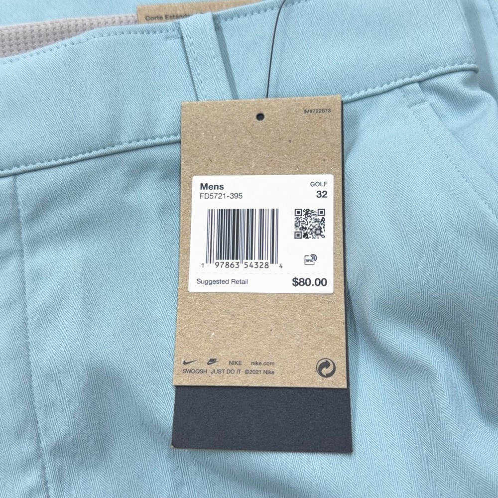 Nike Golf Dri-FIT Tour Chino Shorts Mens 32 Blue FD5721-395 New FD5721-395 - Picture 13 of 13